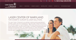 Desktop Screenshot of lasercentermd.com